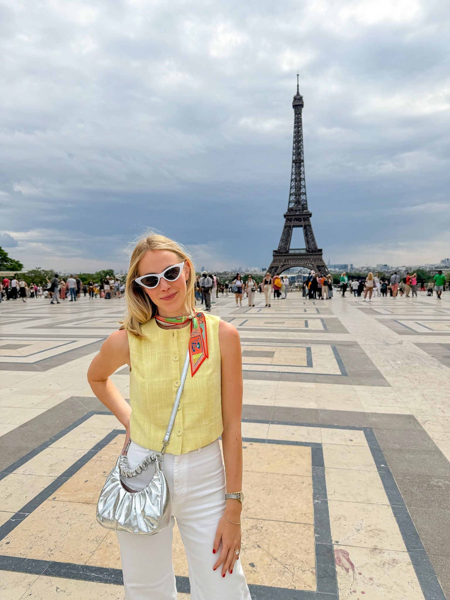 Strike A Convo Silk Twillie Scarf