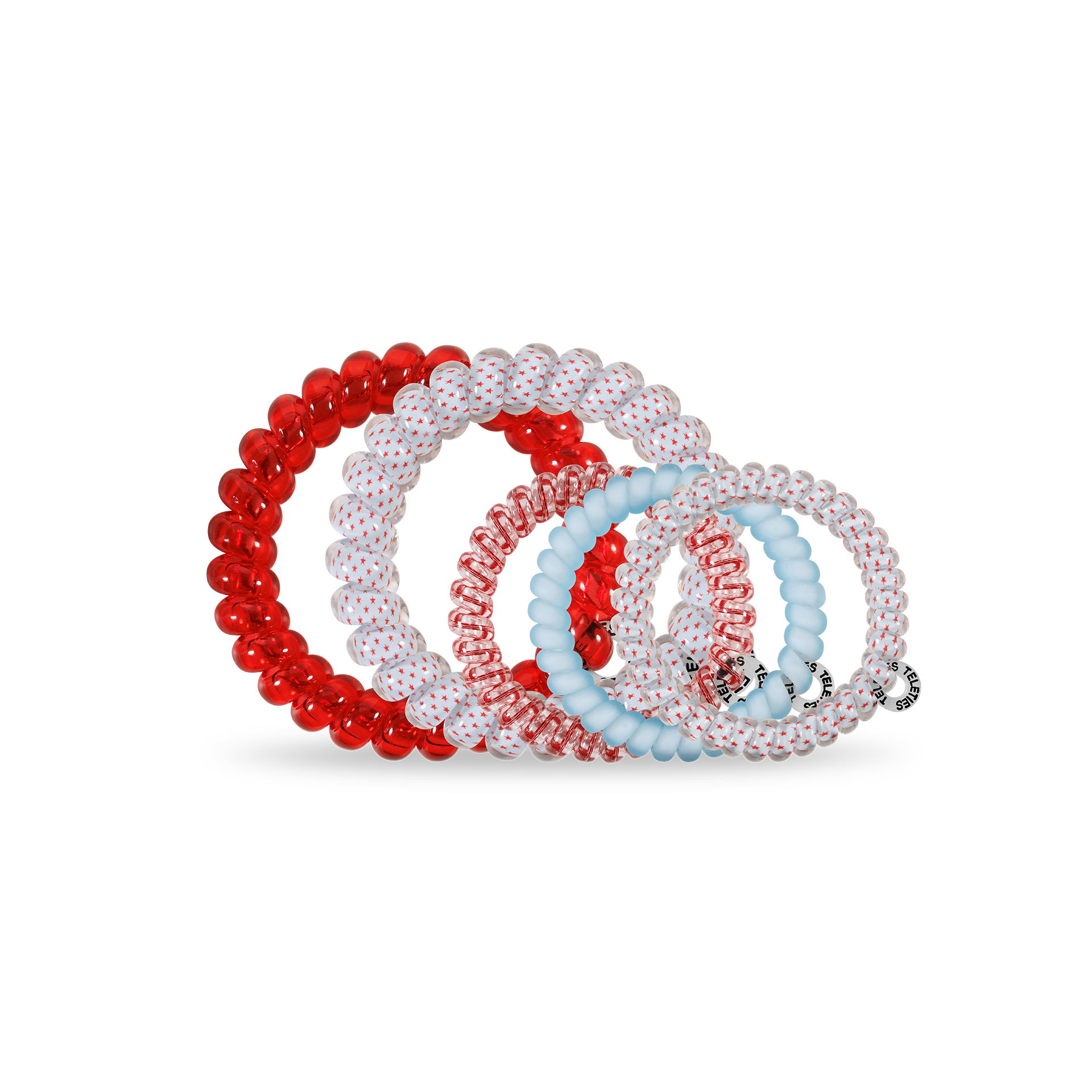 Spiral Hair Ties Pack in Oh My Stars!