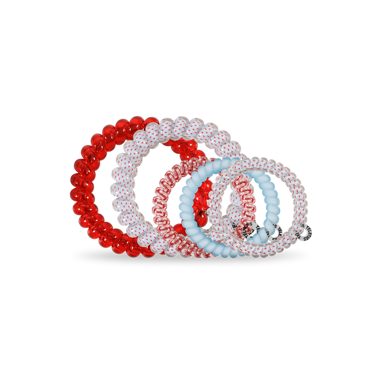 Spiral Hair Ties Pack in Oh My Stars!