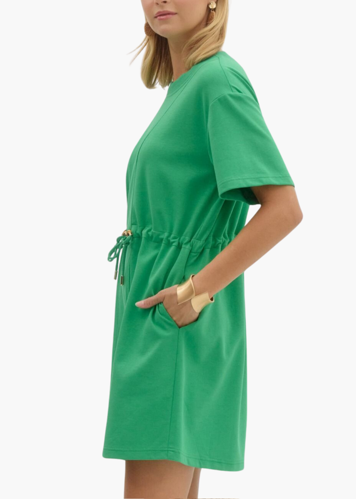 Bly Mini Dress in Green