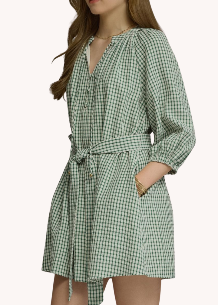 Anderson Mini Dress in Green