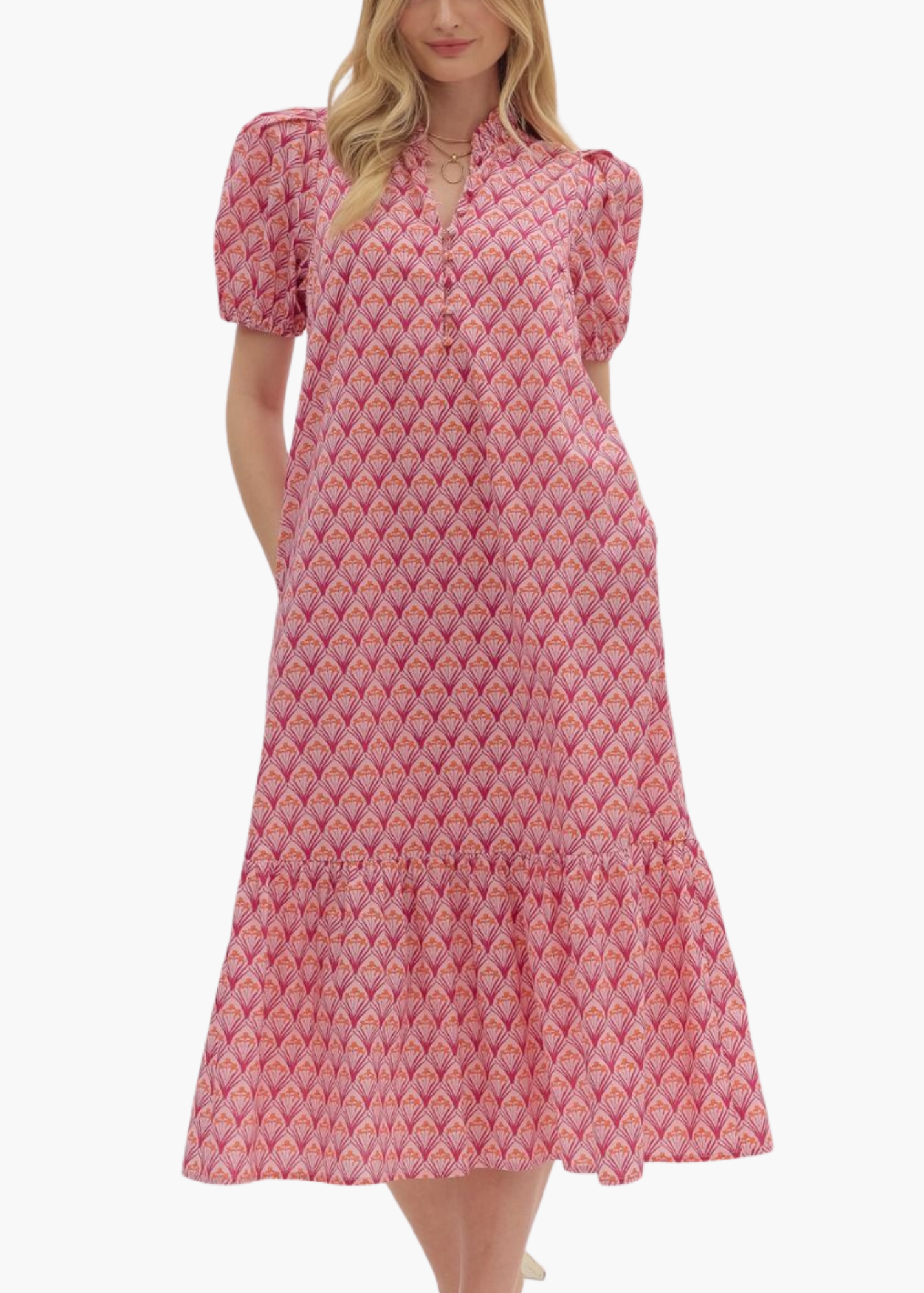 Lollie Mini Dress in Pink