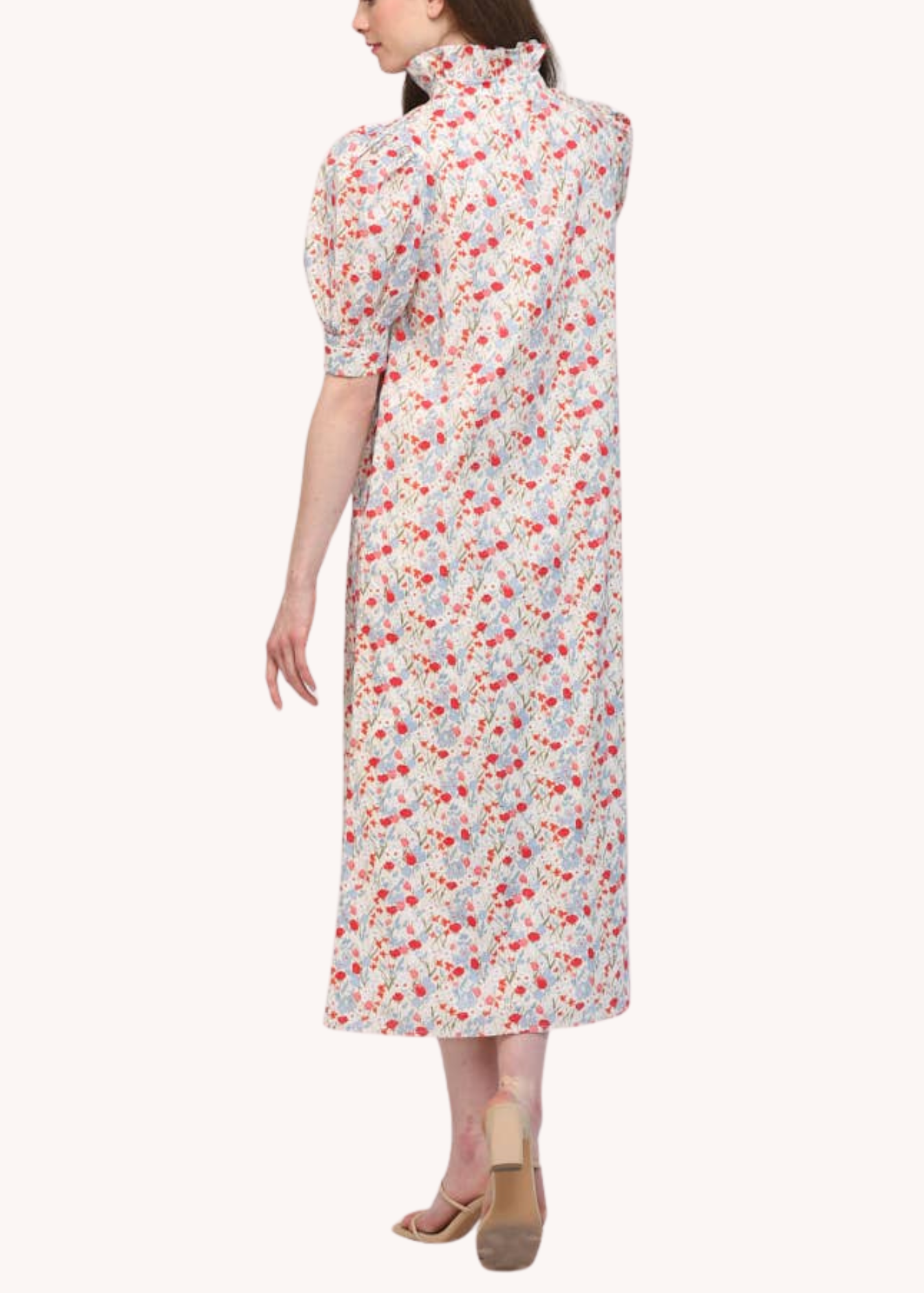 Lara Ruffle Midi Dress