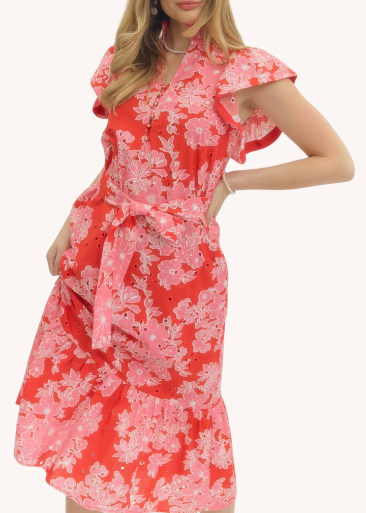 Miller Dress in Red