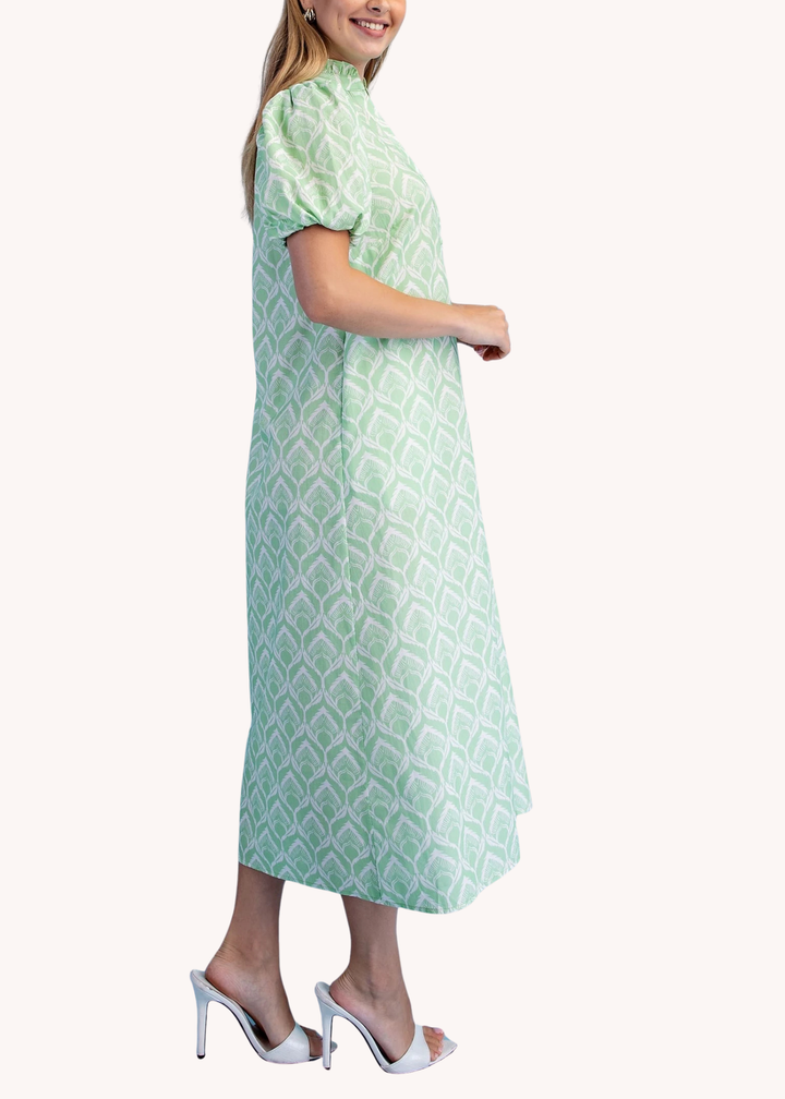 Lawson Midi Dress in Light Green