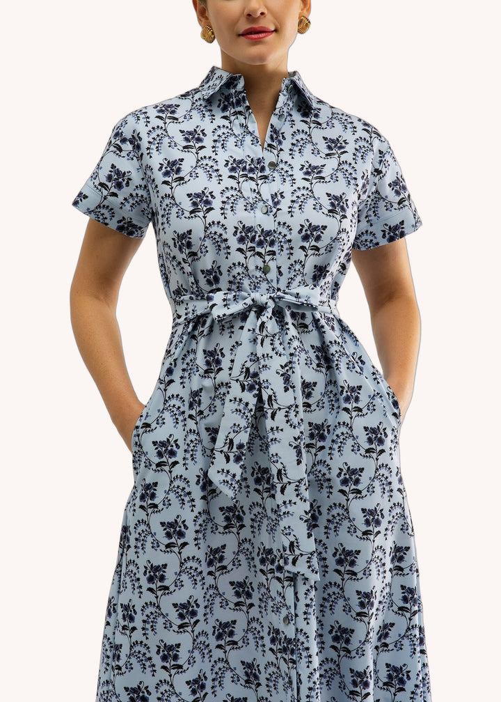 Miller Dress in Cornflower Parlour