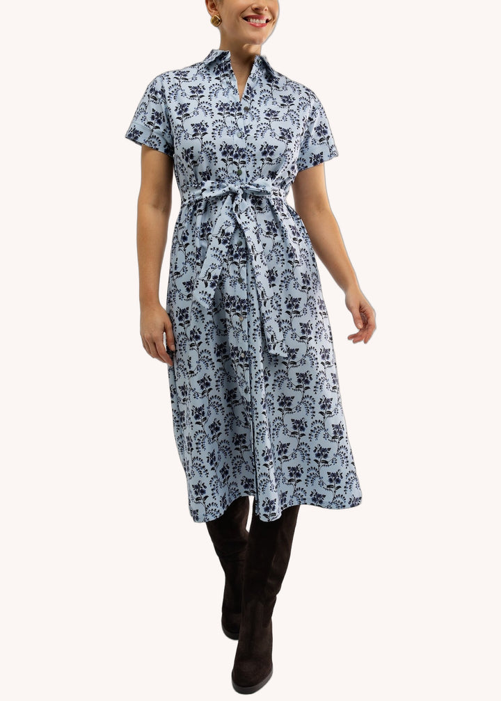 Miller Dress in Cornflower Parlour