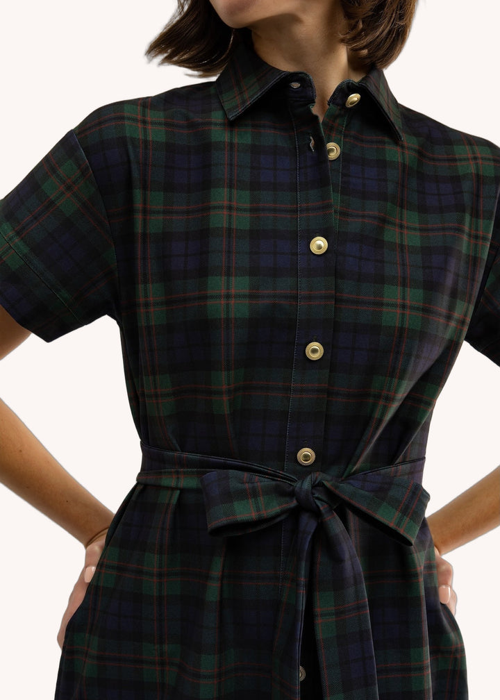 Miller Dress in Glade Plaid