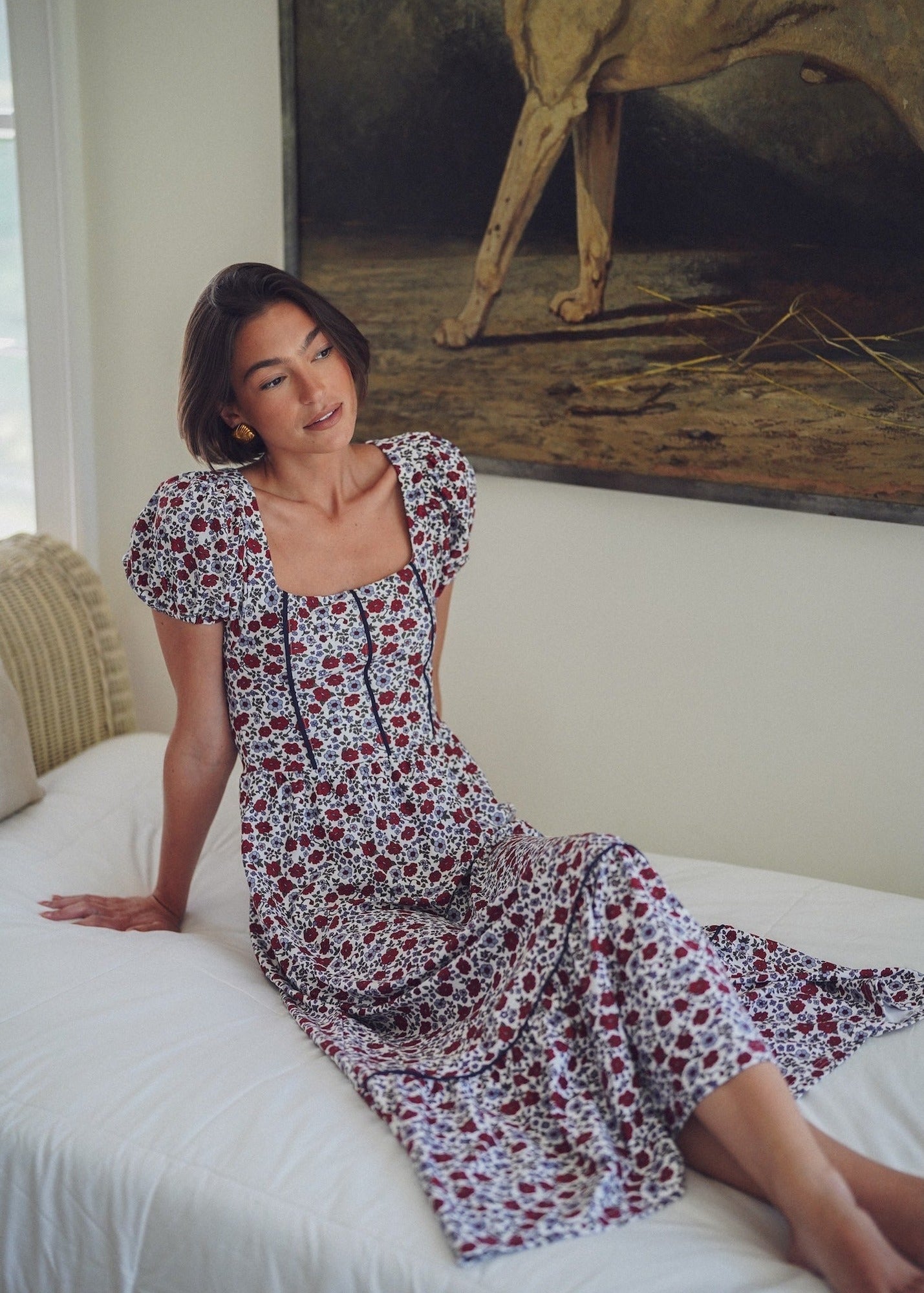 Cornelia Dress in Bittersweet Bloom