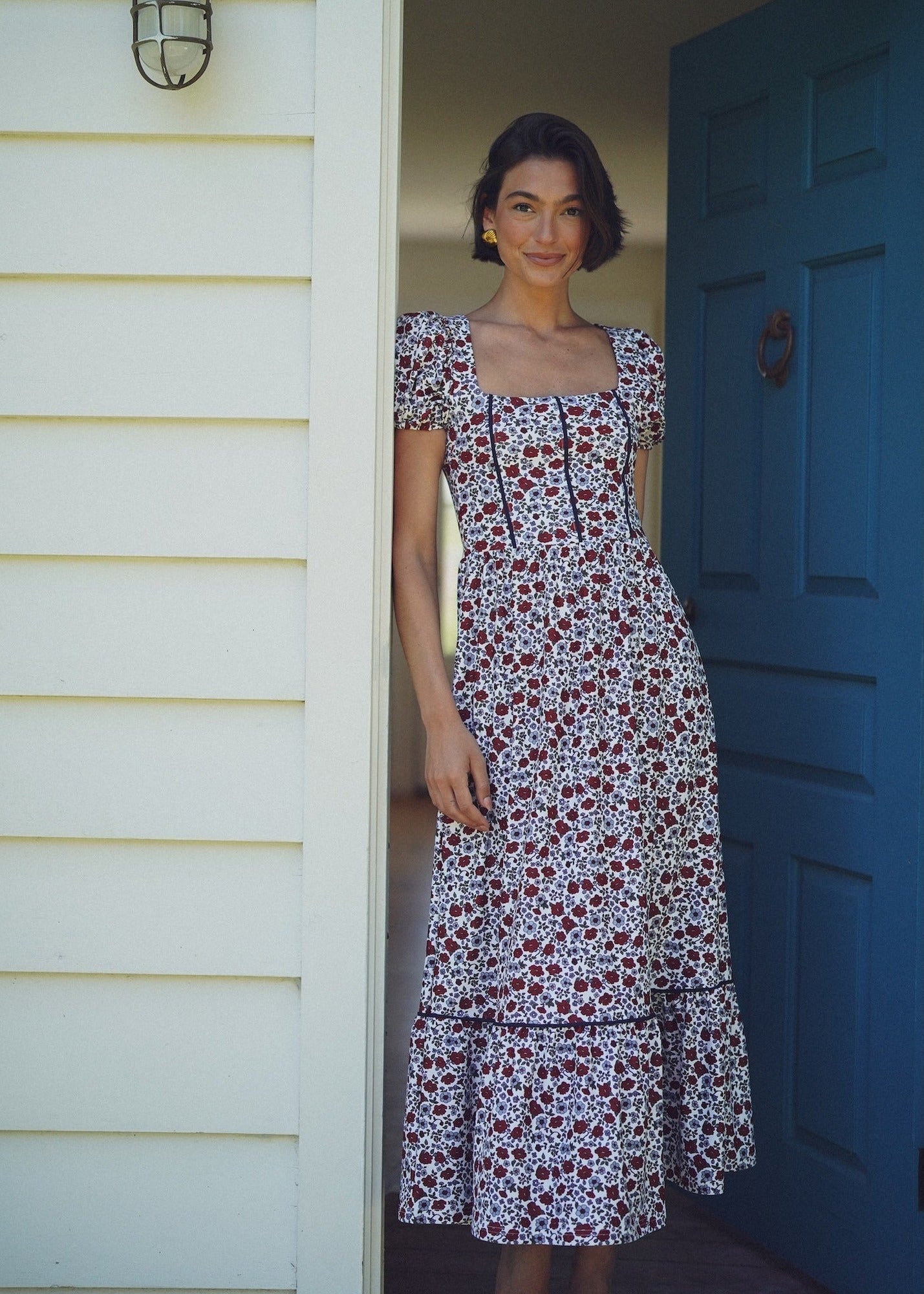 Cornelia Dress in Bittersweet Bloom