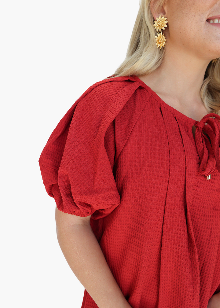 Madison Mini Dress in Red