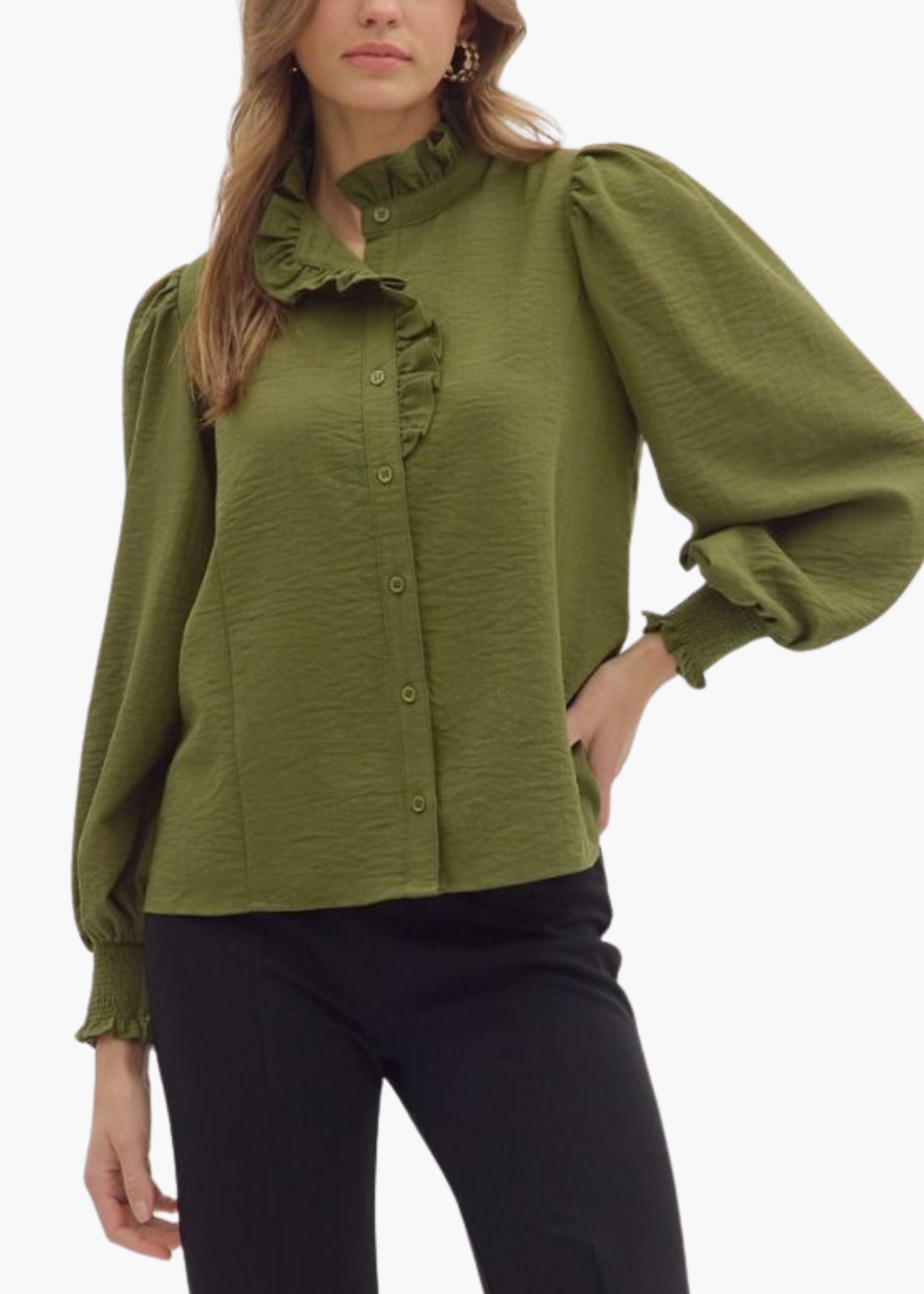 Keri Top in Olive