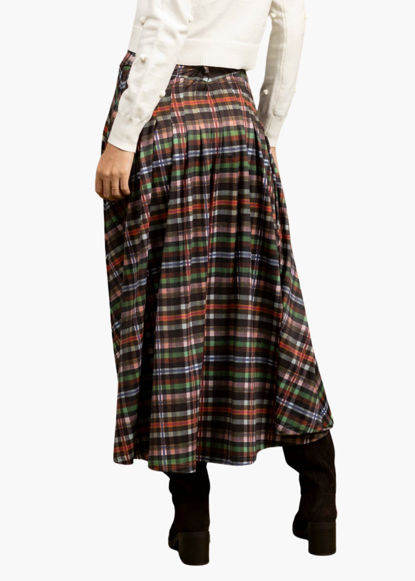 Lennox Skirt in Stockholm Plaid
