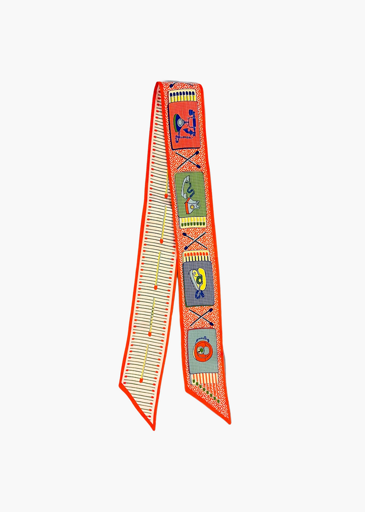 Strike A Convo Silk Twillie Scarf