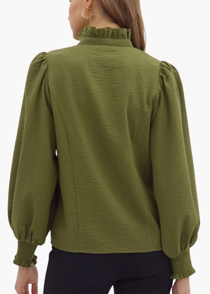 Keri Top in Olive