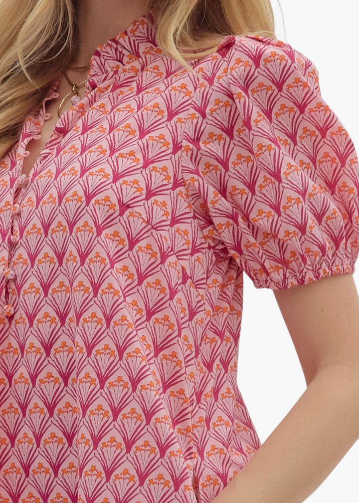 Lollie Mini Dress in Pink