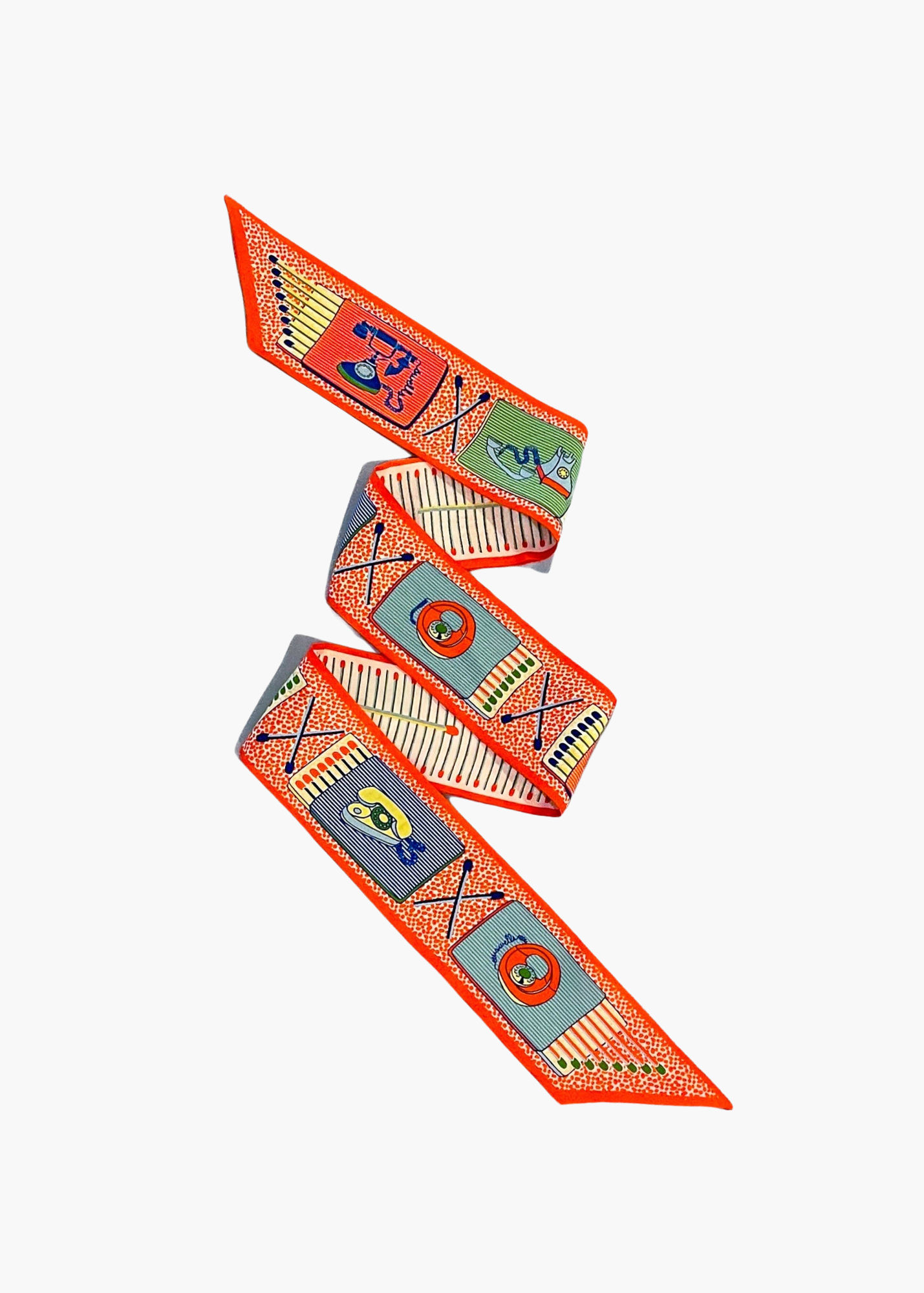 Strike A Convo Silk Twillie Scarf – Poppy and Pink Strike A Convo Silk Twillie Scarf – Poppy and Pink