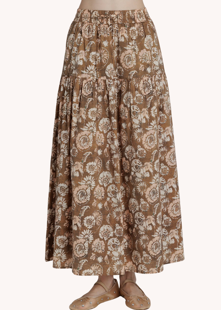 Colette Cotton Midi Skirt