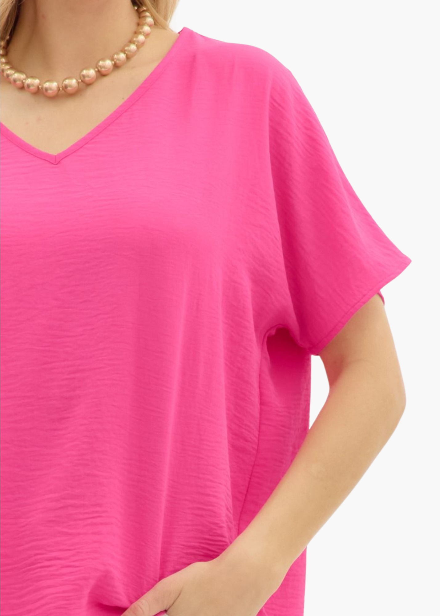 Dana Top in Hot Pink