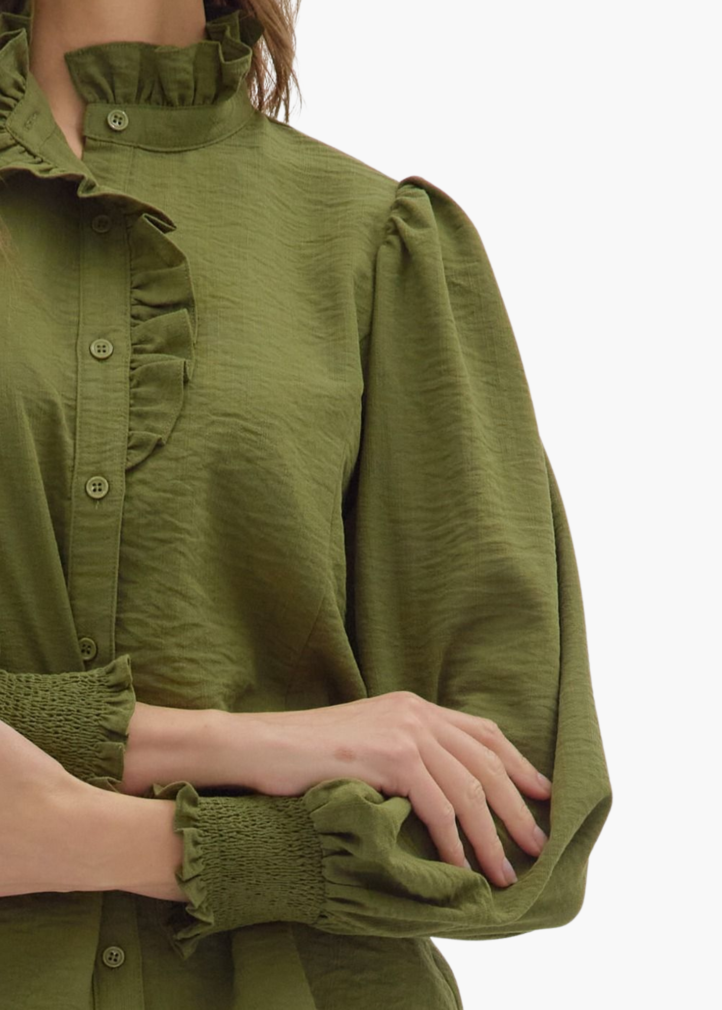 Keri Top in Olive
