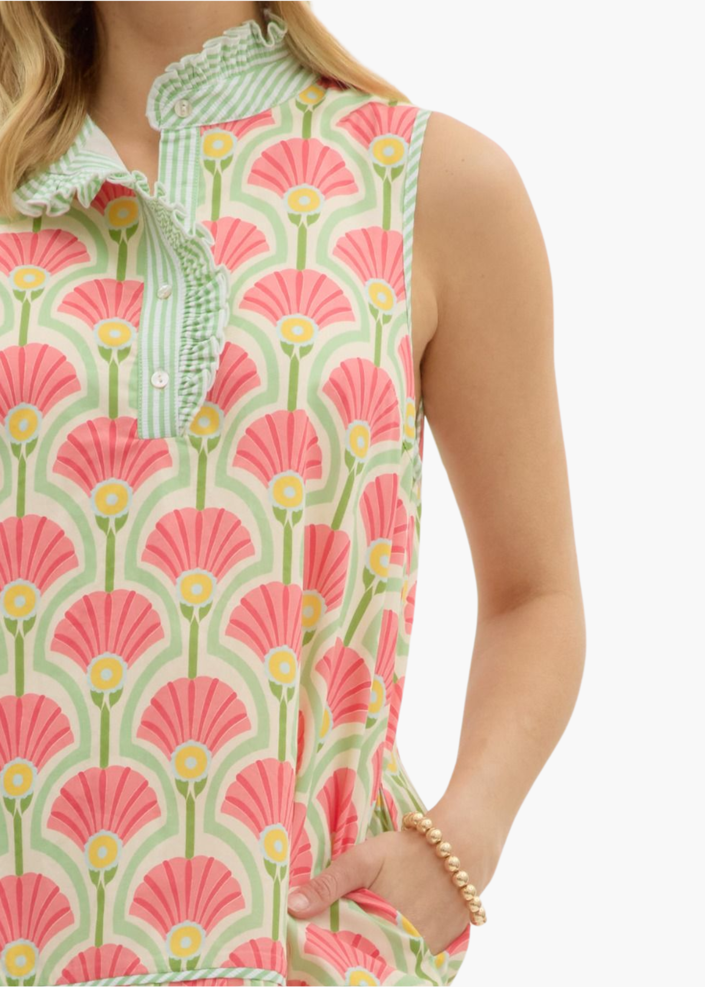 Reese Mini Dress in Coral