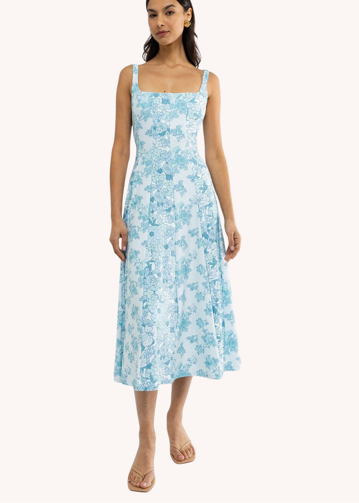 Banks Dress in Seaspray Dot