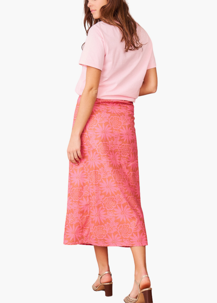 Jenina Floral Printed Midi Skirt