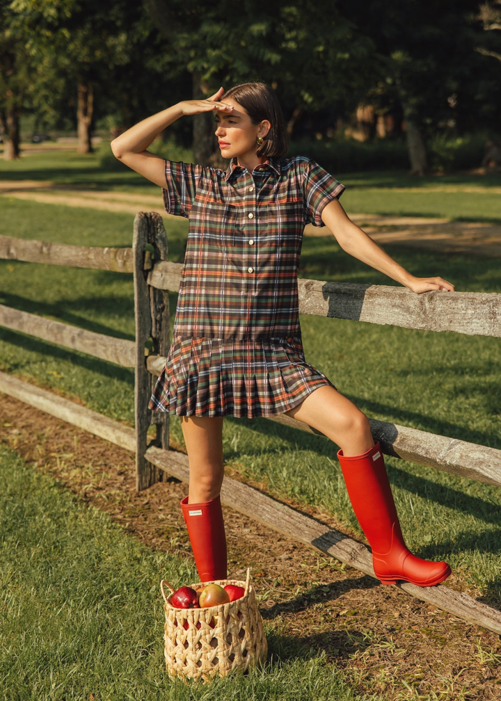 Aspen Dress in Stockholm Plaid