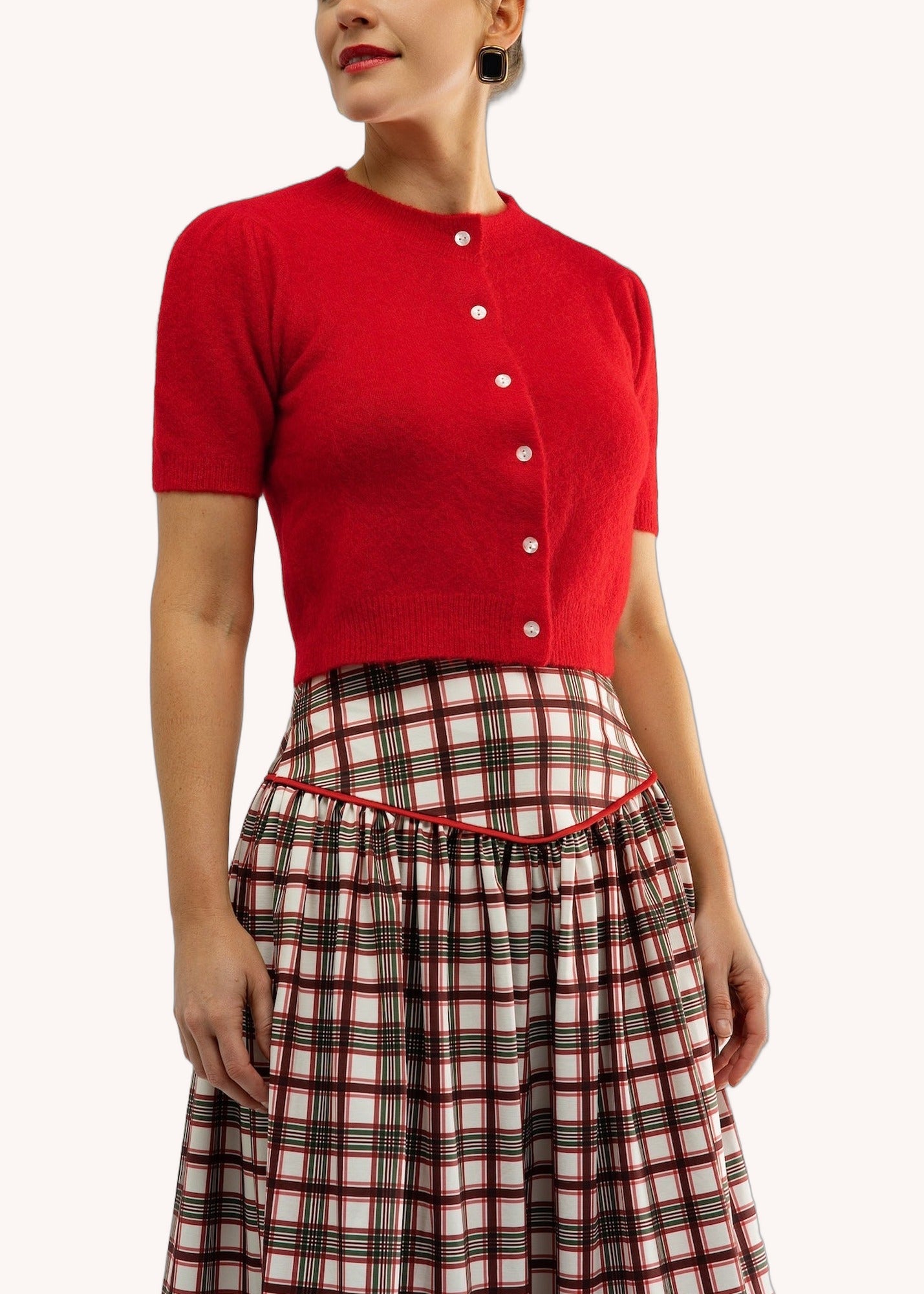 Desi Sweater in Cranberry