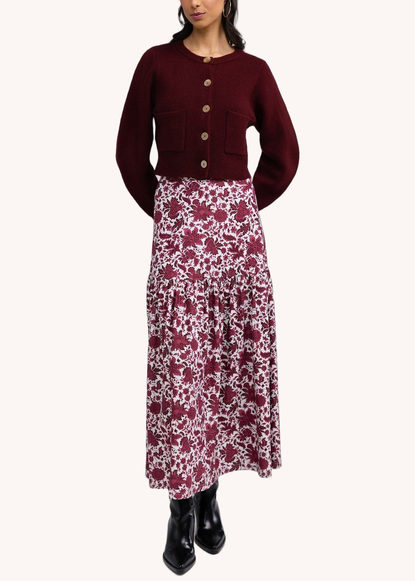 Hildy Sweater in Wine