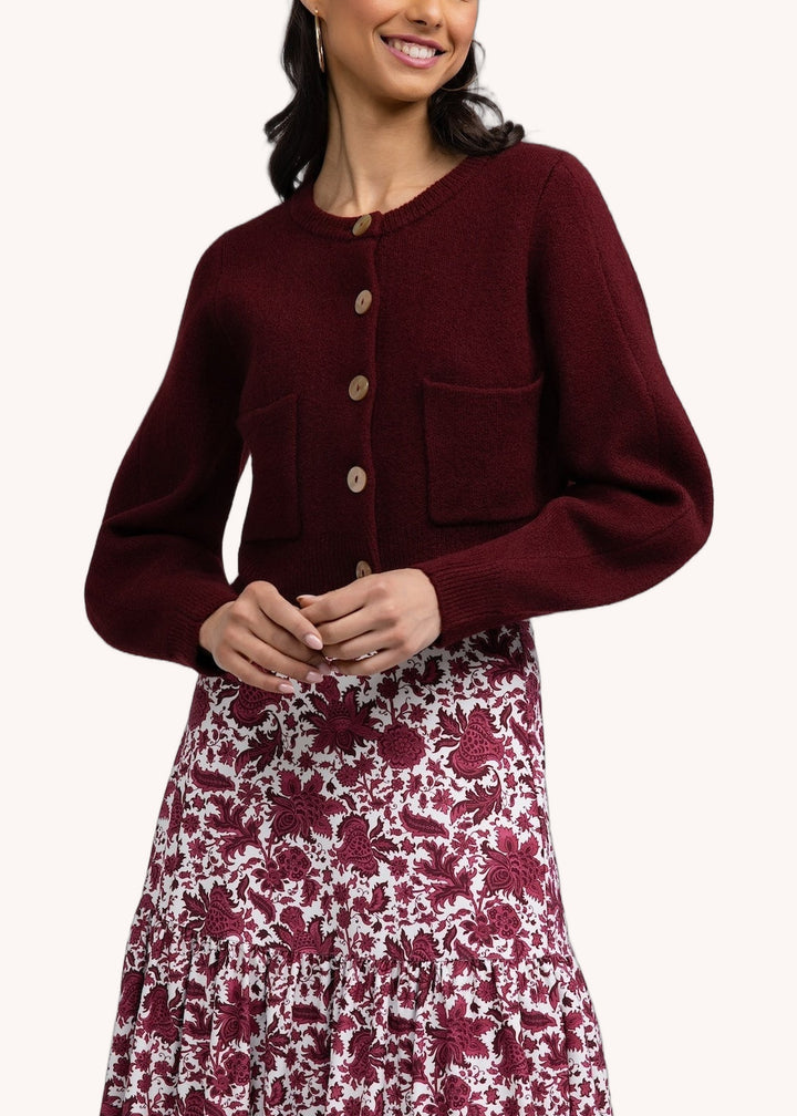 Hildy Sweater in Wine