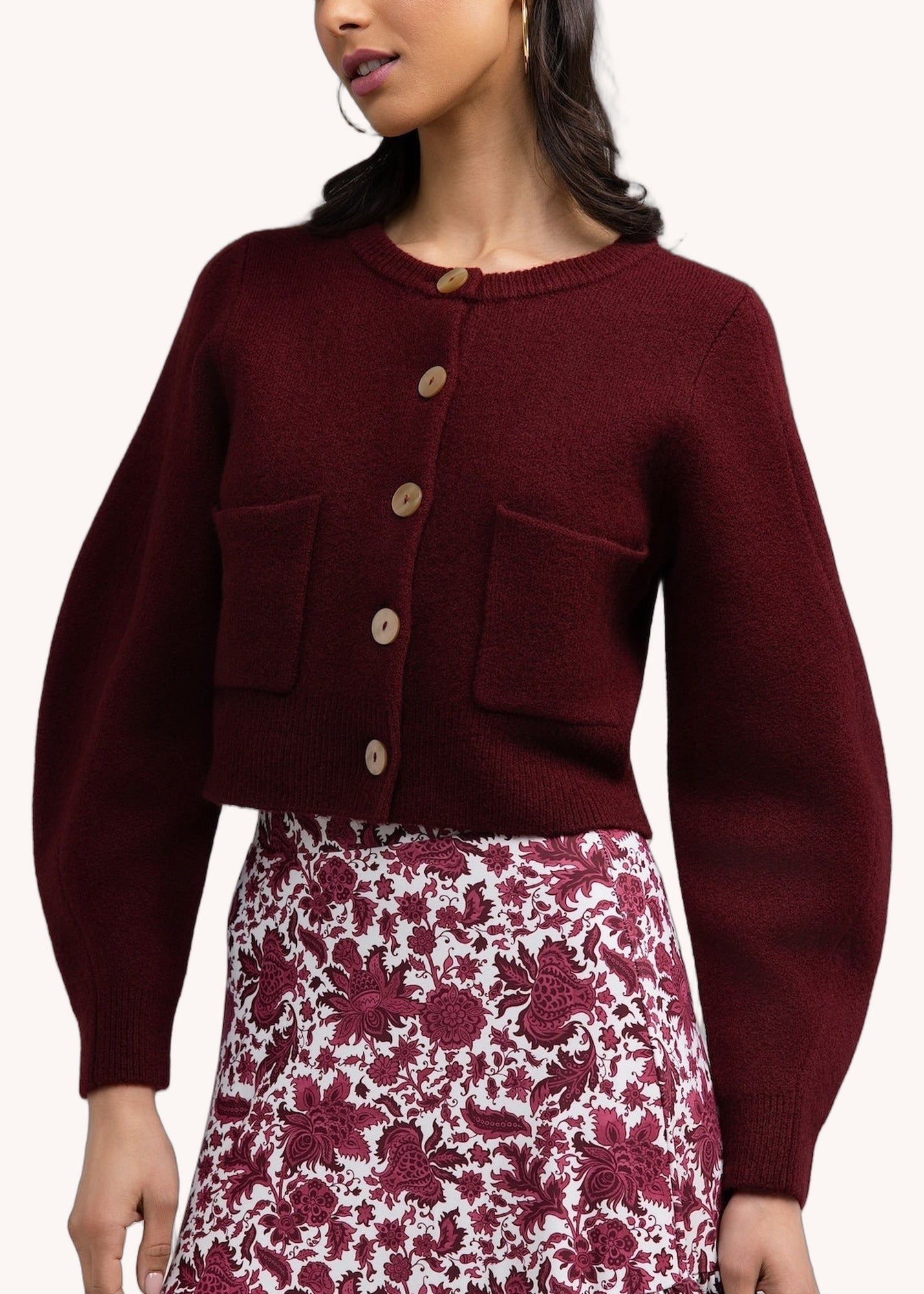 Hildy Sweater in Wine