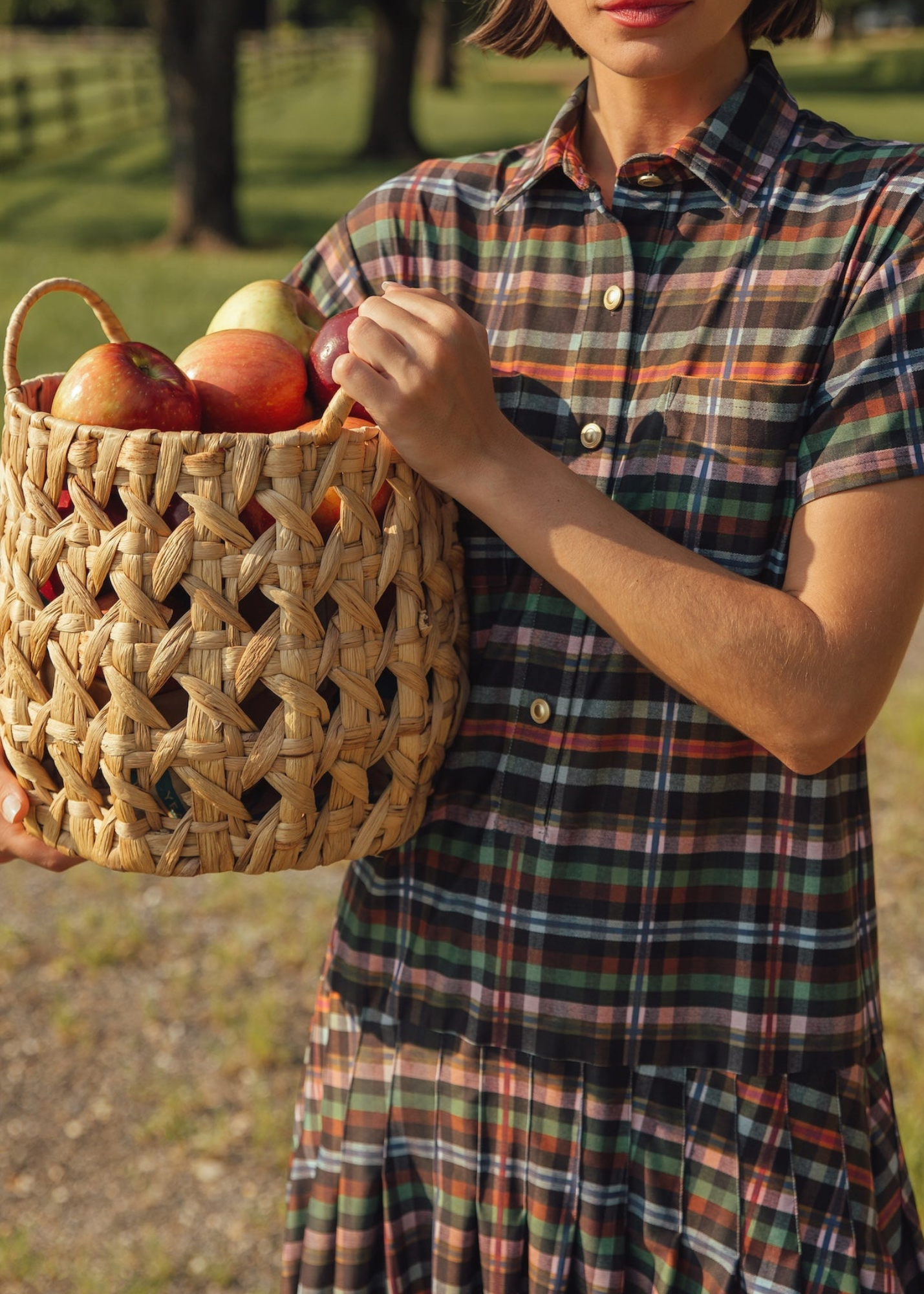 Aspen Dress in Stockholm Plaid