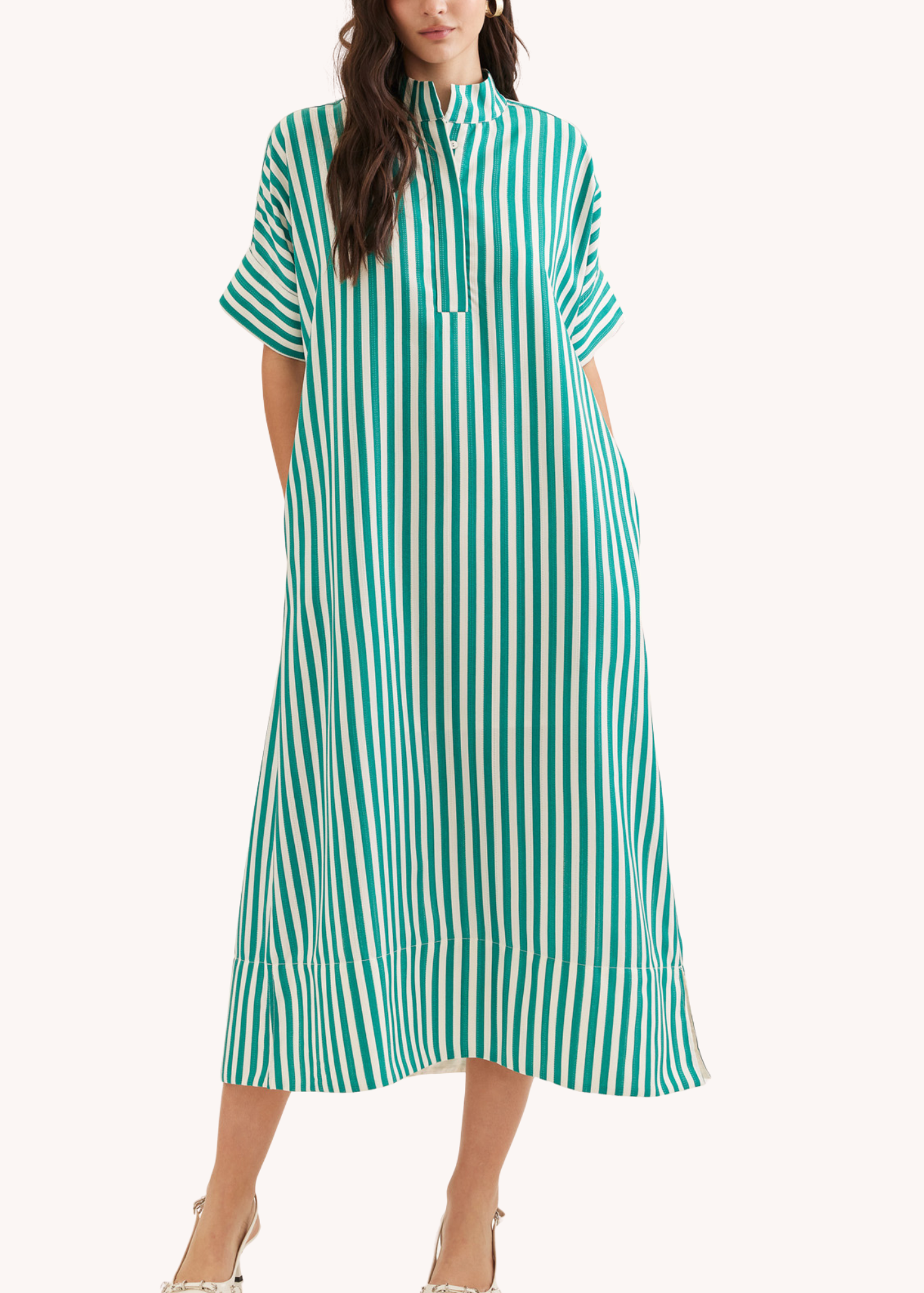 Delia Kaftan in Green