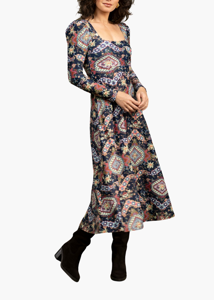 Isadore Dress in Autumn Tapestry