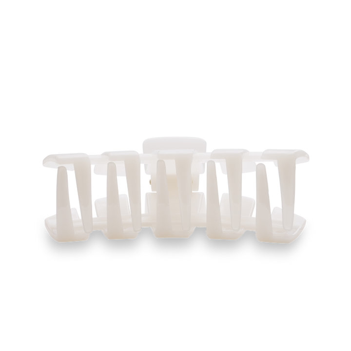 Classic Hair Clip in Coconut White