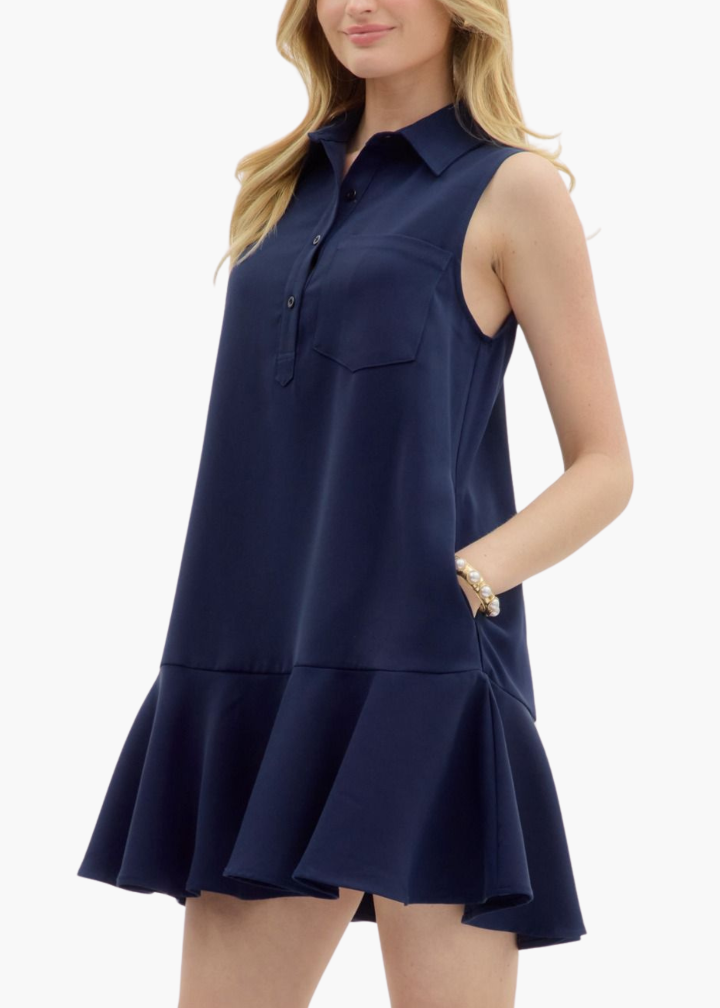 Weekend Mini Dress in Navy