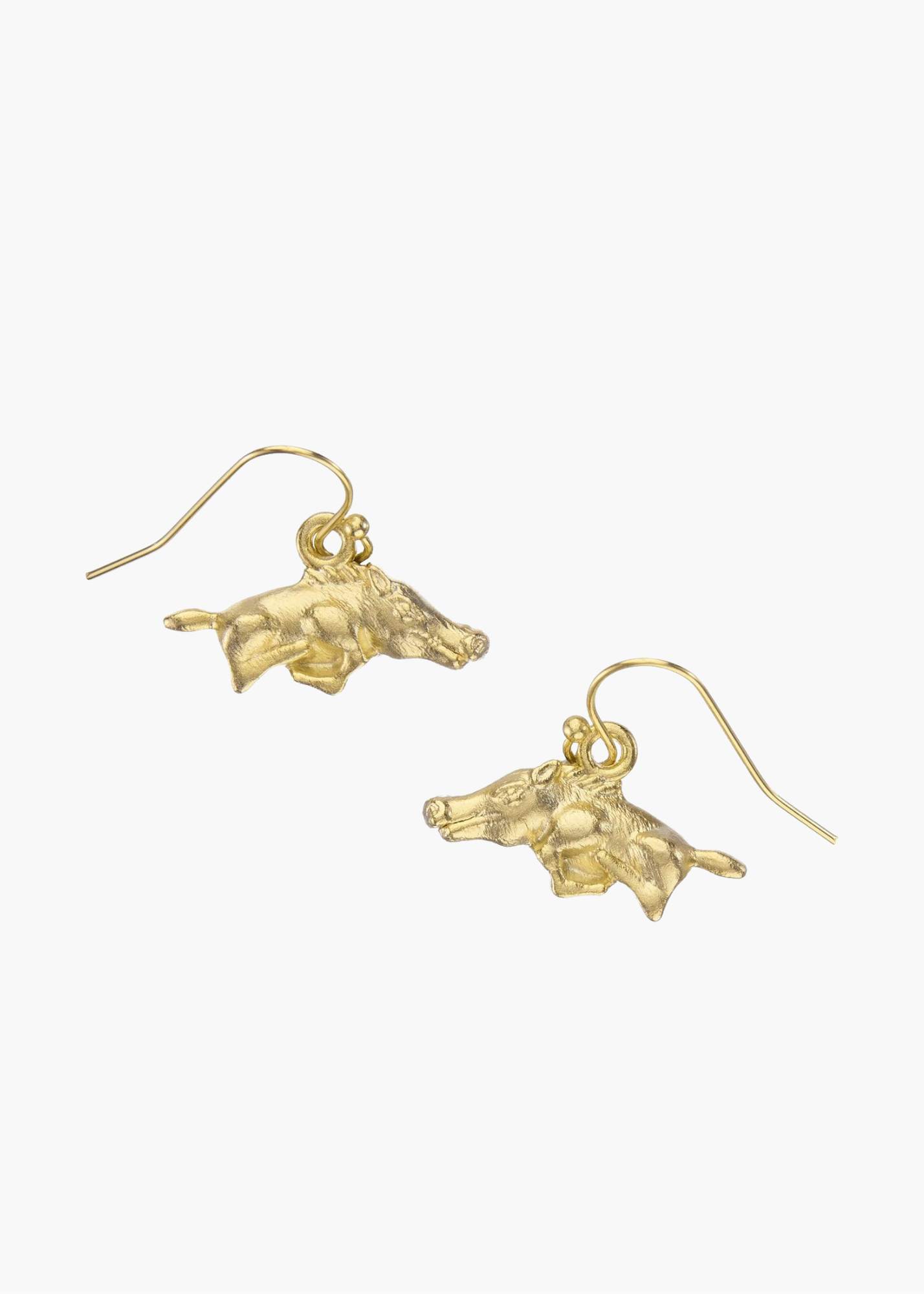 Wild Boar Drop Earrings