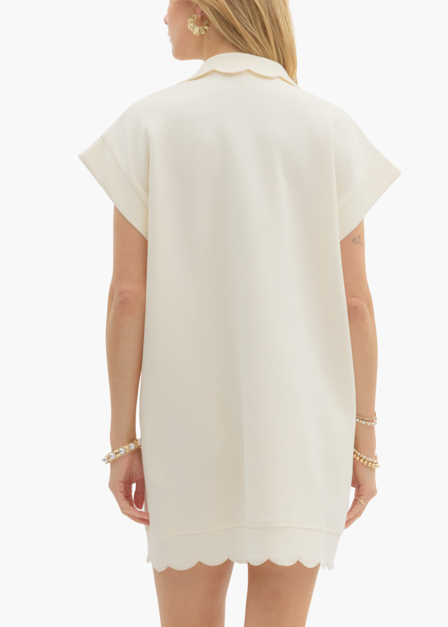 Grace Mini Dress in Cream