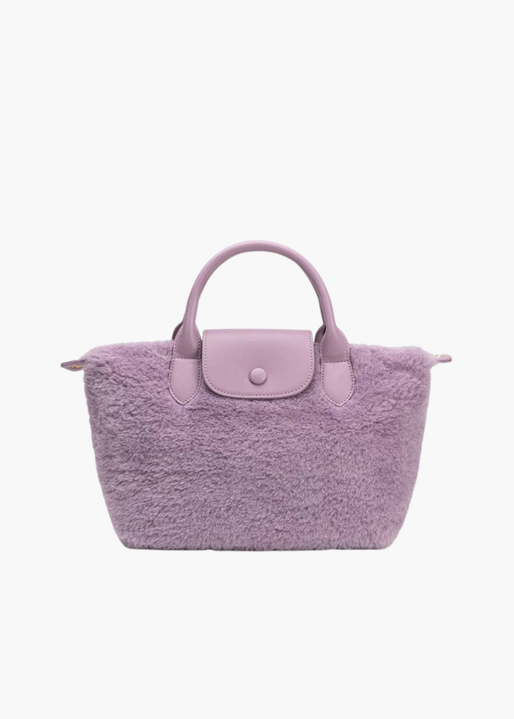 Winnie Sherpa Bag in Lavender
