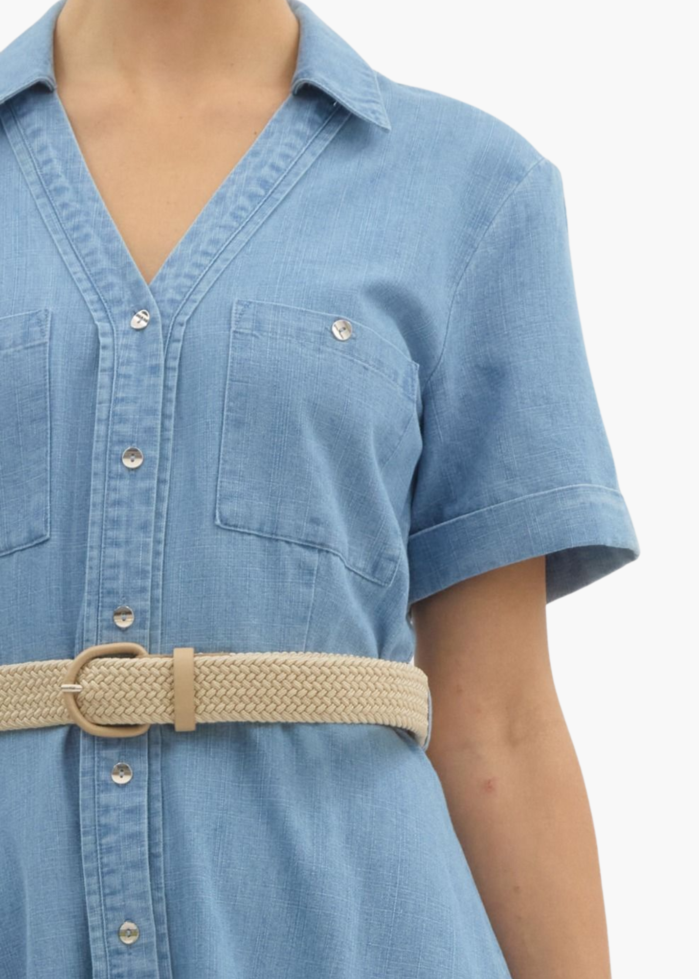 Daisy Midi Dress in Denim