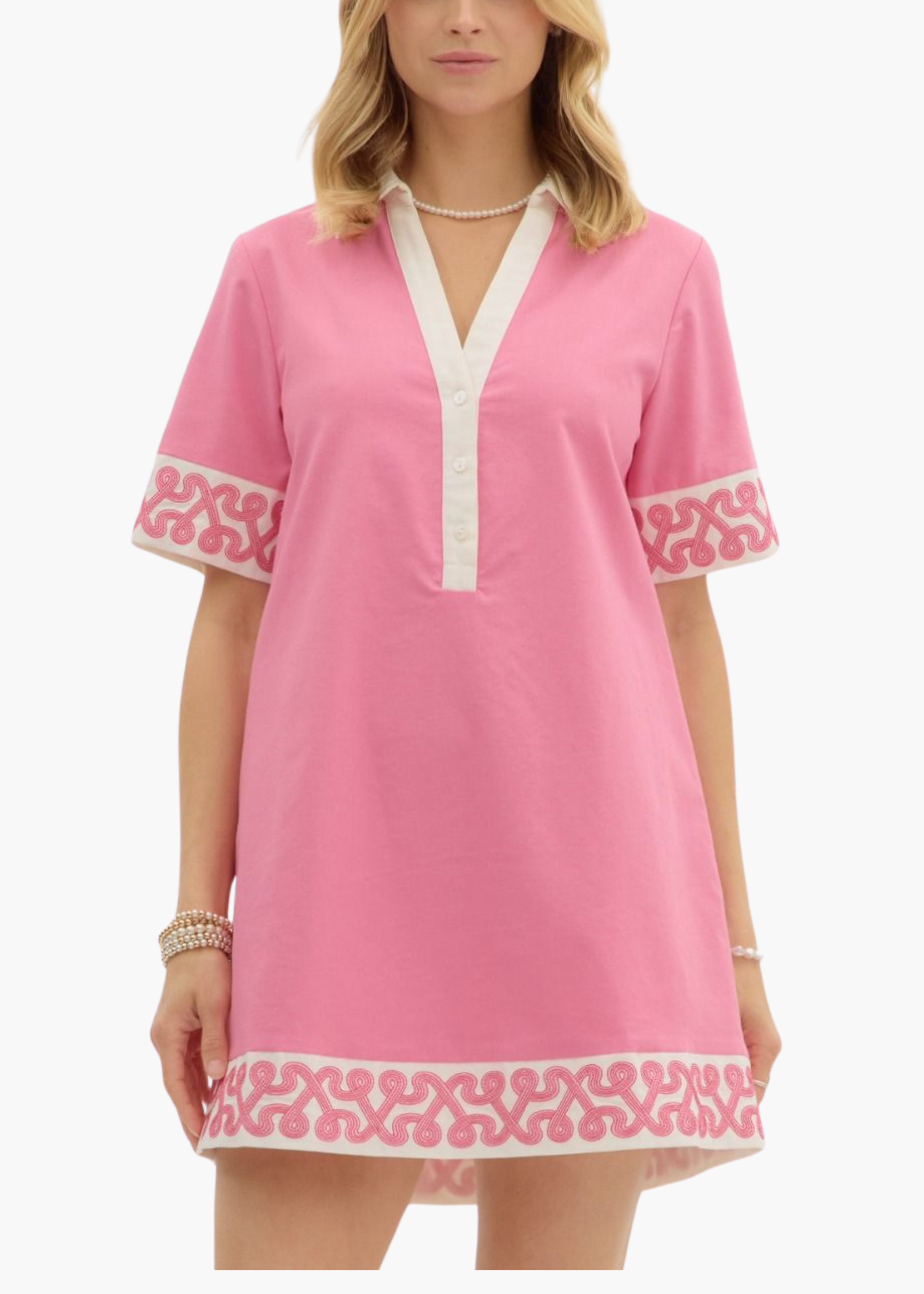 Laine Mini Dress in Pink