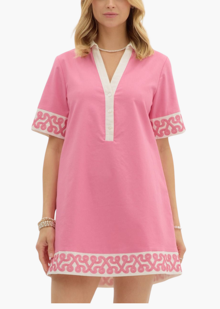 Laine Mini Dress in Pink