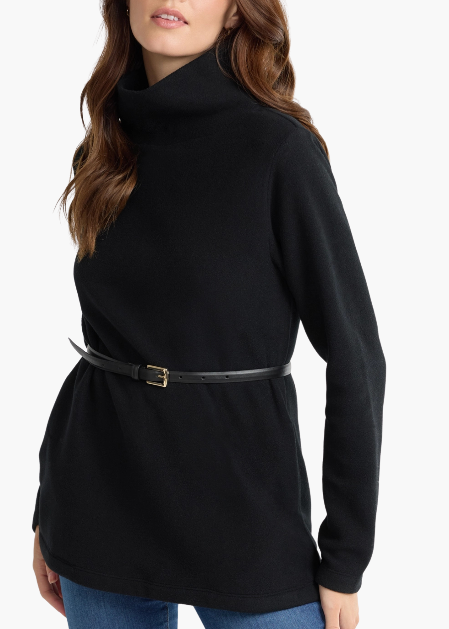 Cobble Hill Turtleneck in Black