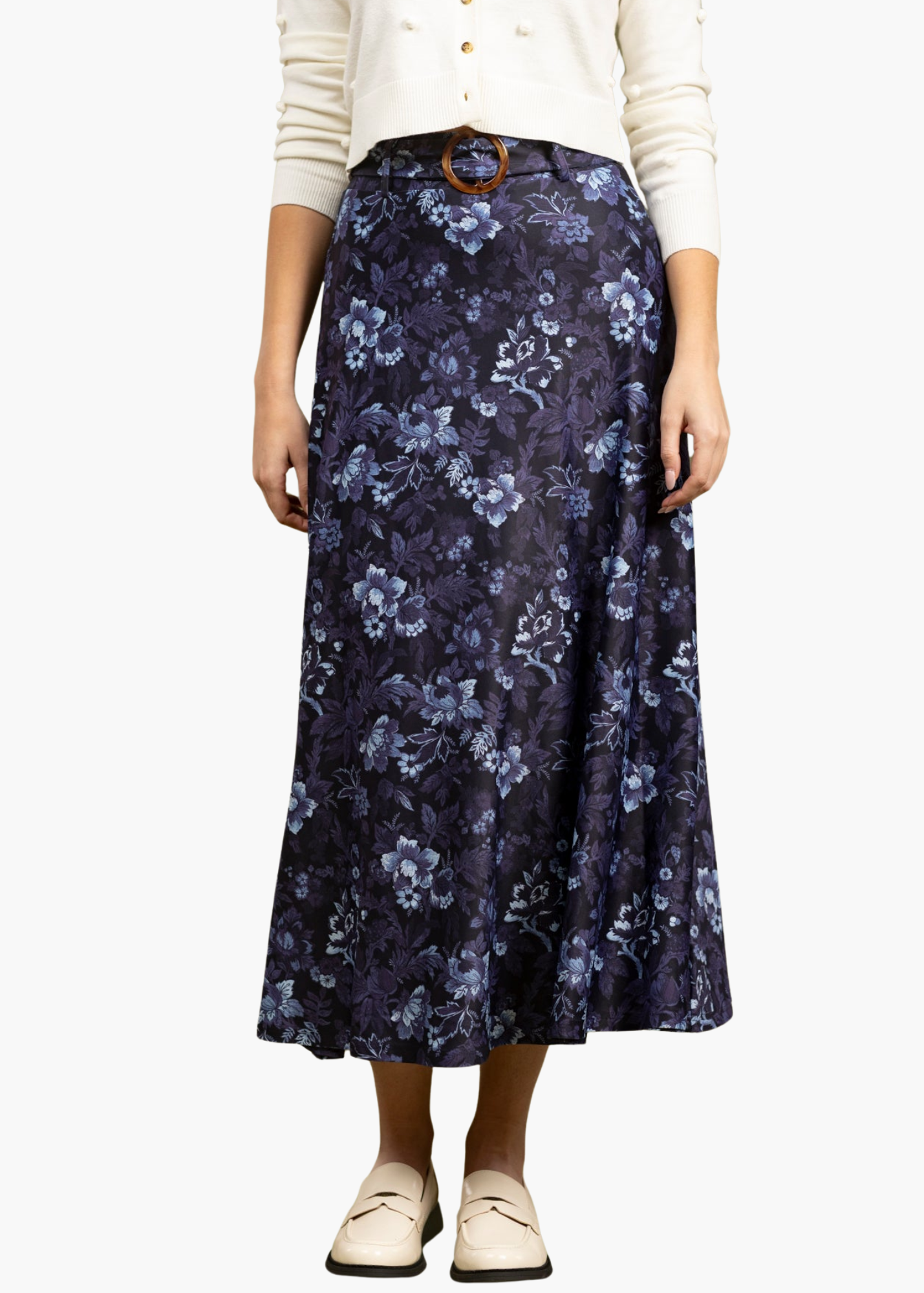 Bennett Skirt in Royal Rose