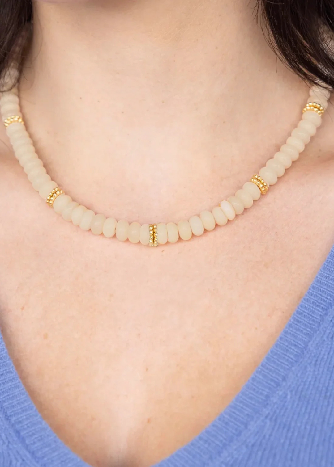 Lolly Necklace in Sand