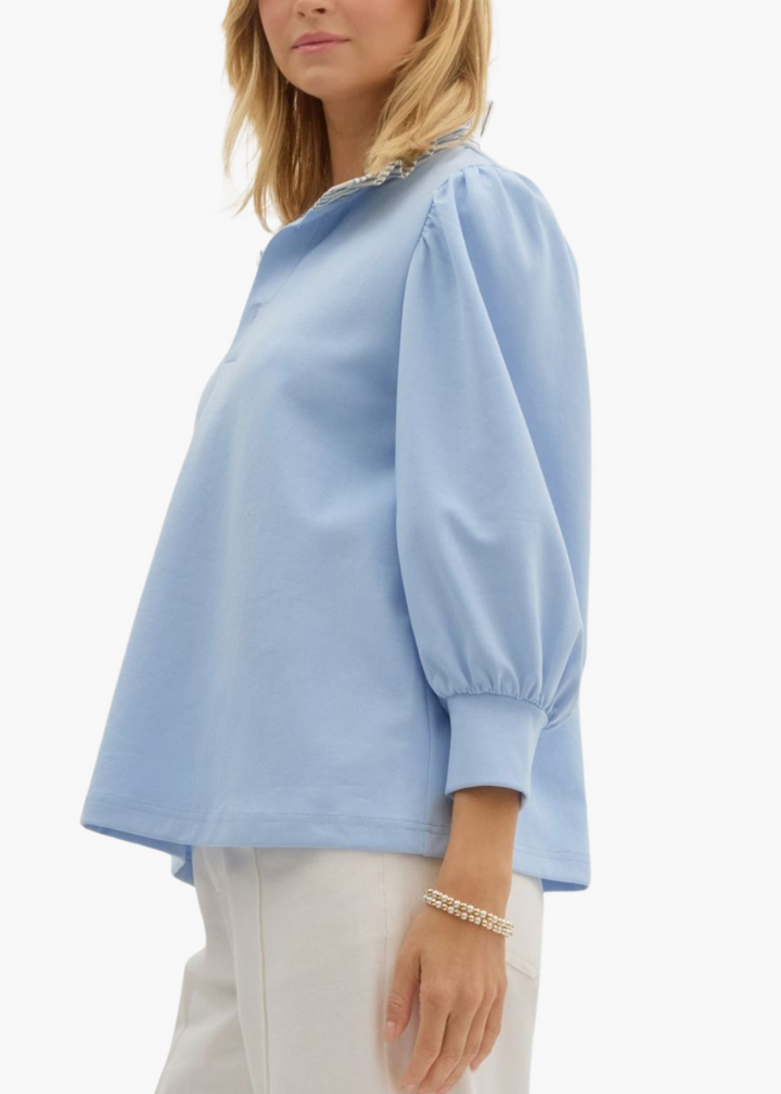 Beckham Pullover in Light Blue