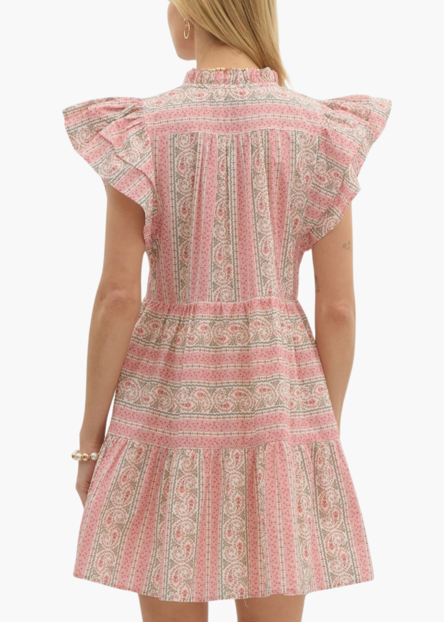 Macy Mini Dress in Pink