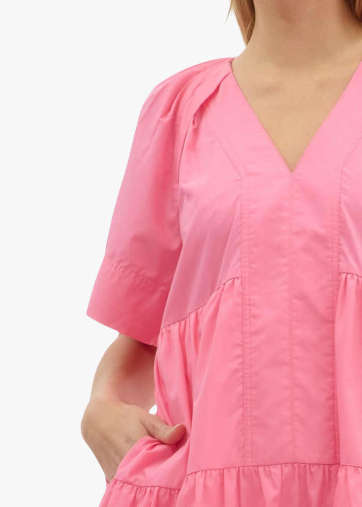 Clara Mini Dress in Light Pink