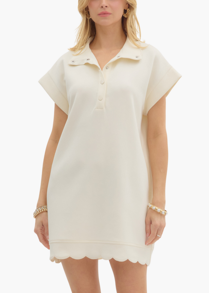 Grace Mini Dress in Cream